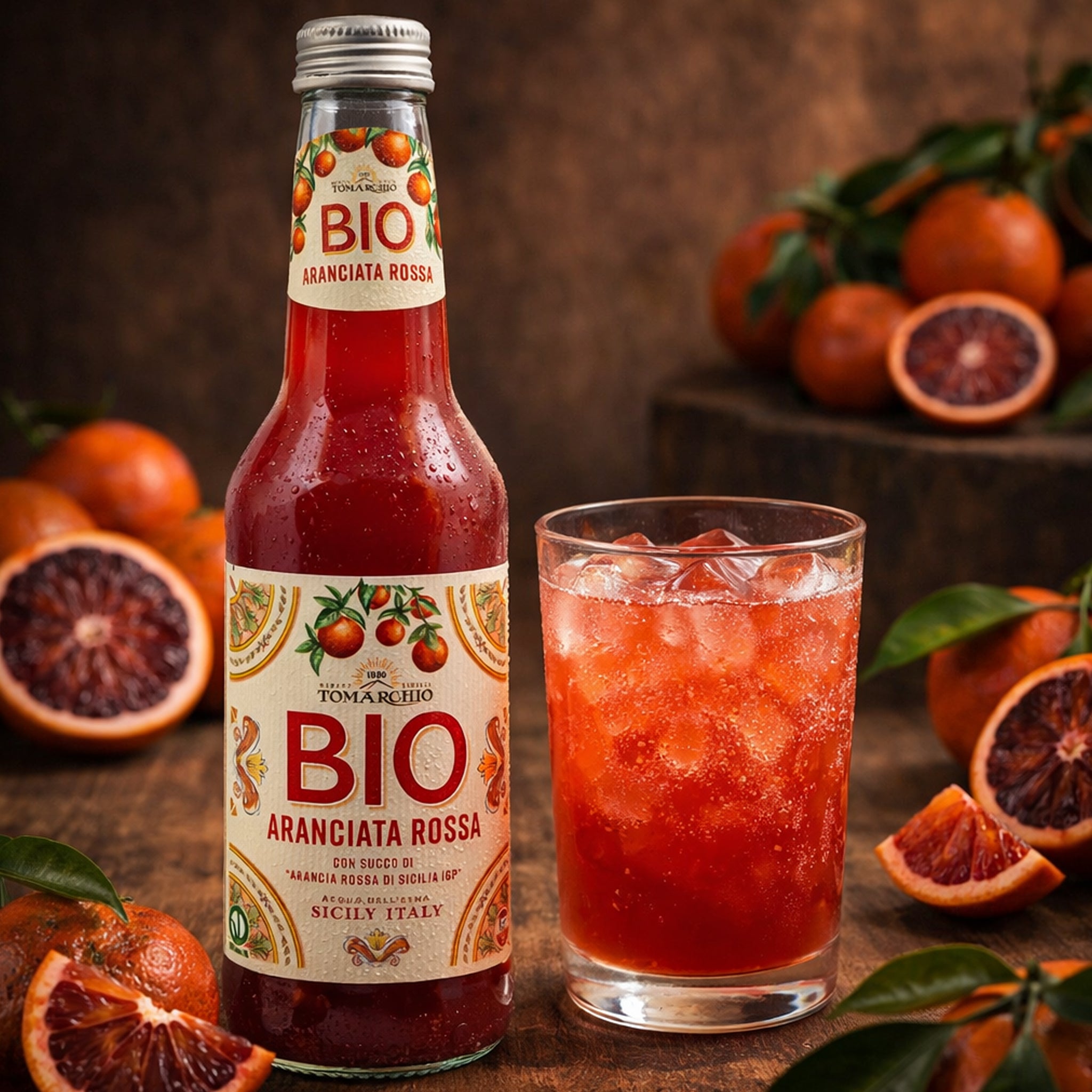 Aranciata Rossa Bio Tomarchio, orange sanguine italienne - GILDA Genève