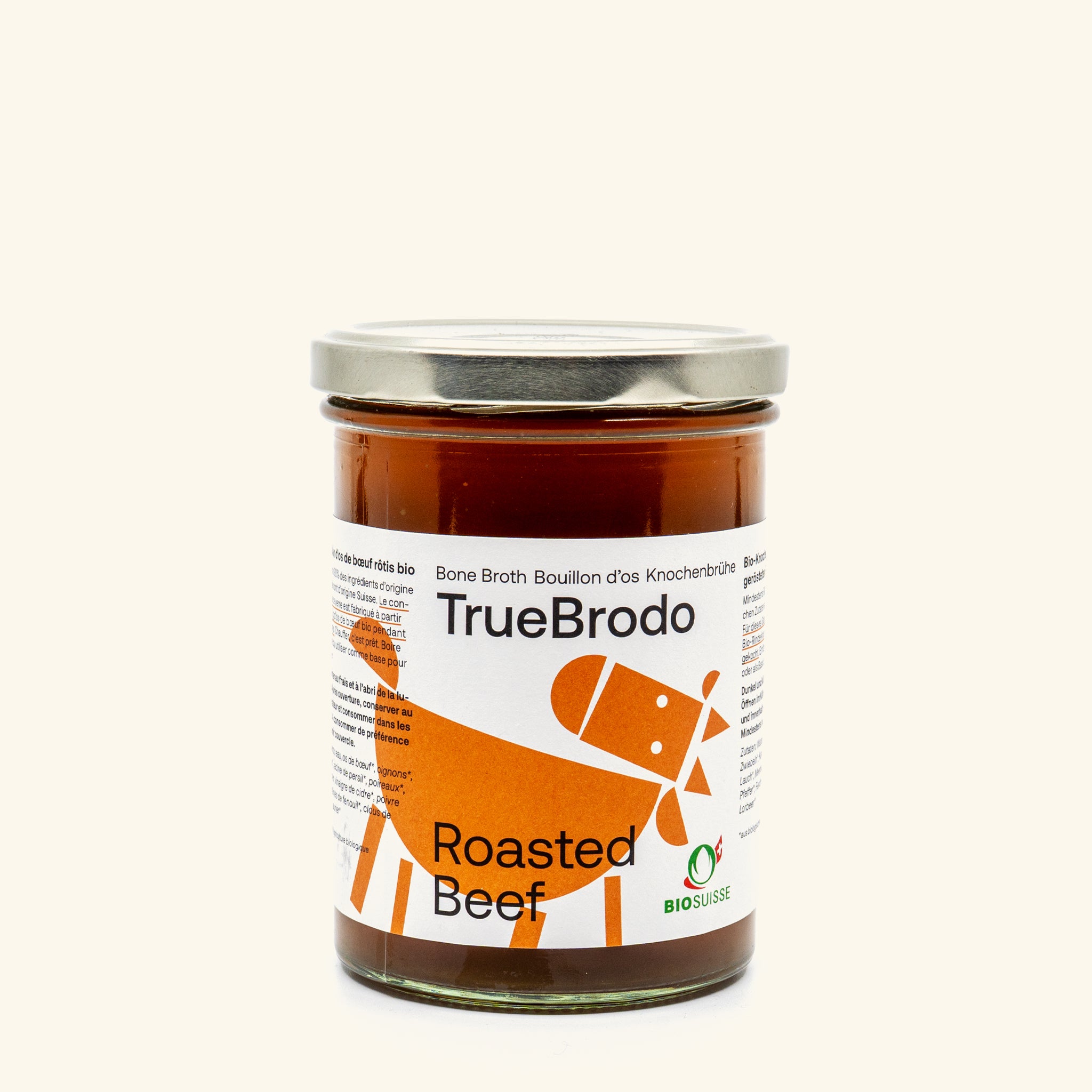 Bouillon de bœuf artisanal True Brodo 500ml - GILDA épicerie fine Genève