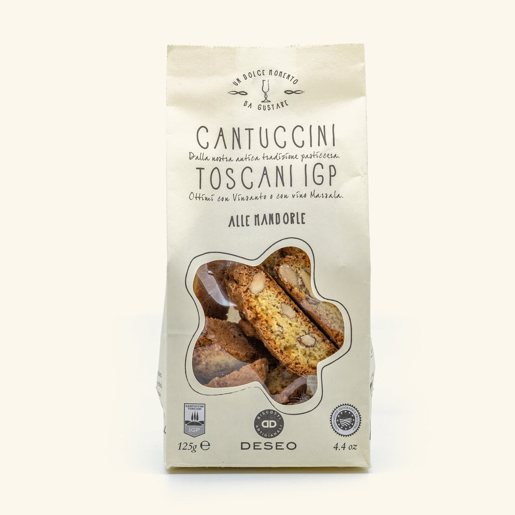 Cantuccini toscans aux amandes Deseo 125g, biscuits artisanaux italiens - GILDA épicerie fine Genève