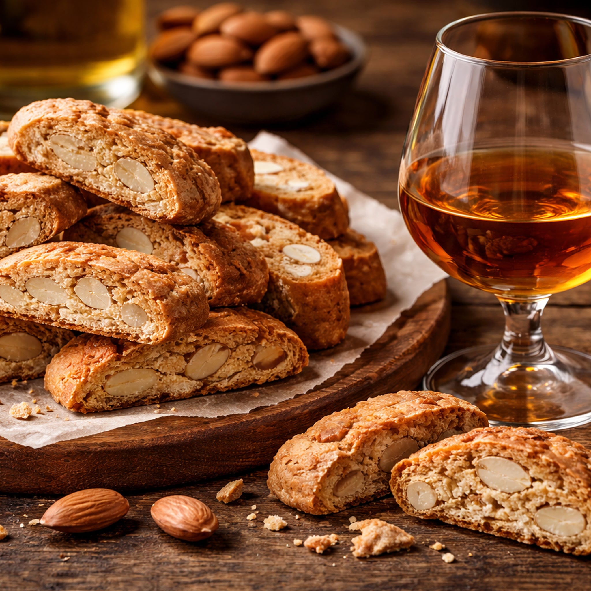 Cantuccini aux amandes Deseo 125g, dégustation avec Vin Santo - GILDA épicerie fine Genève