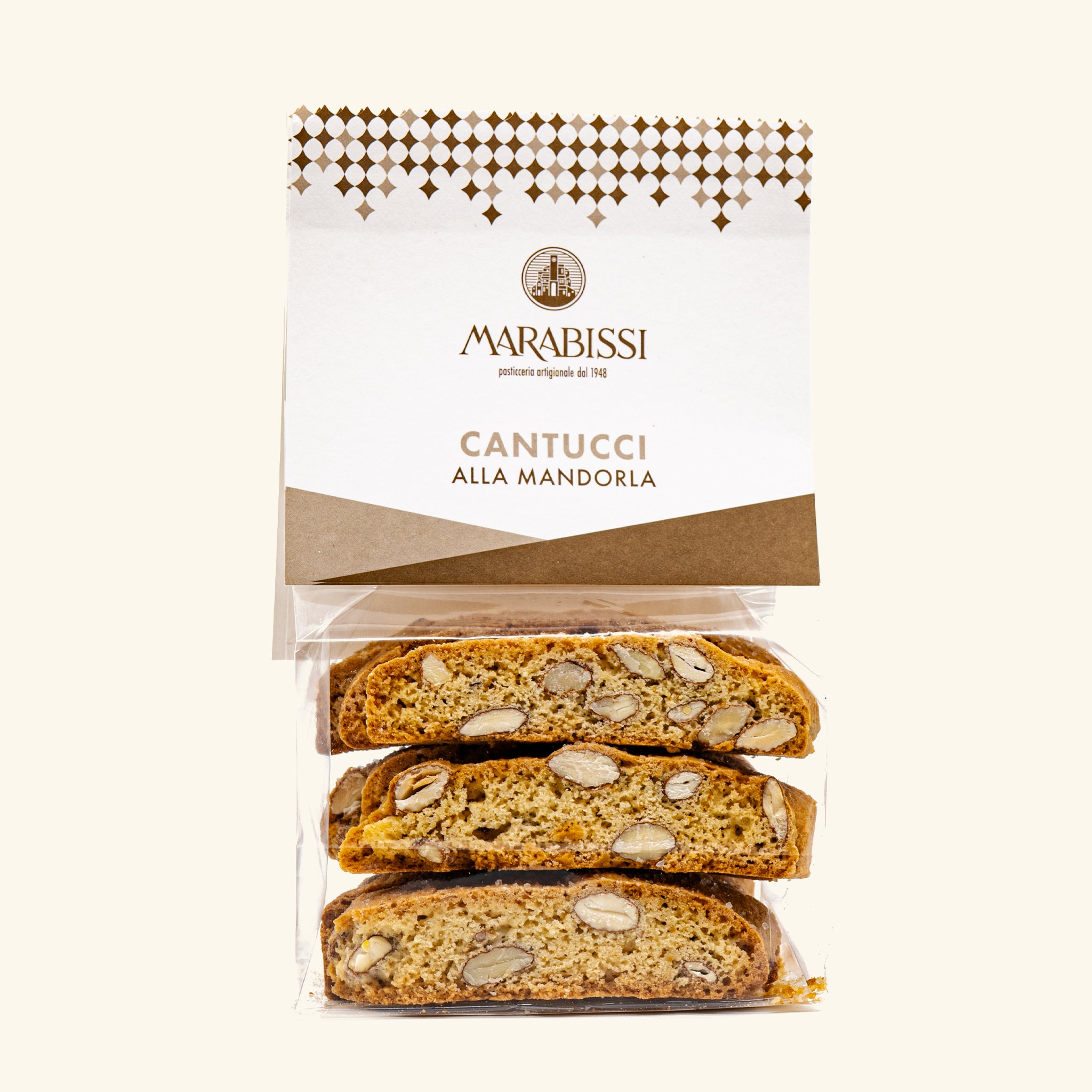 Cantucci aux amandes Marabissi 200g, biscuits toscans artisanaux - GILDA épicerie fine Genève