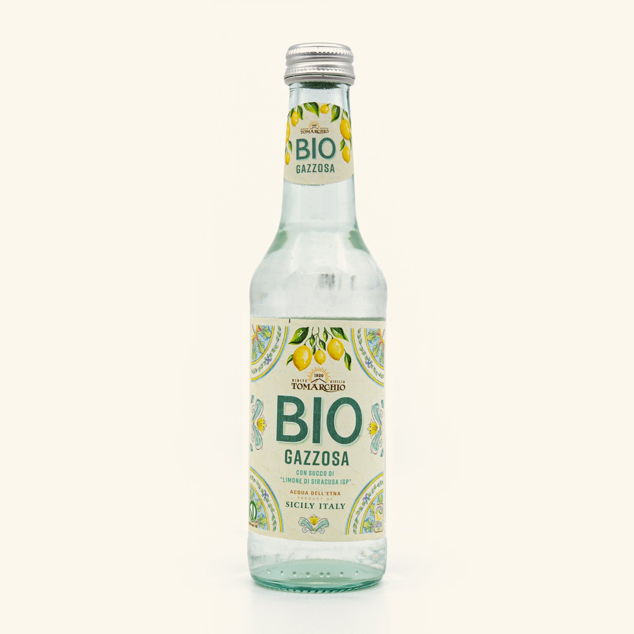 Gazzosa Bio Tomarchio 275ml, limonade sicilienne artisanale - GILDA épicerie fine Genève