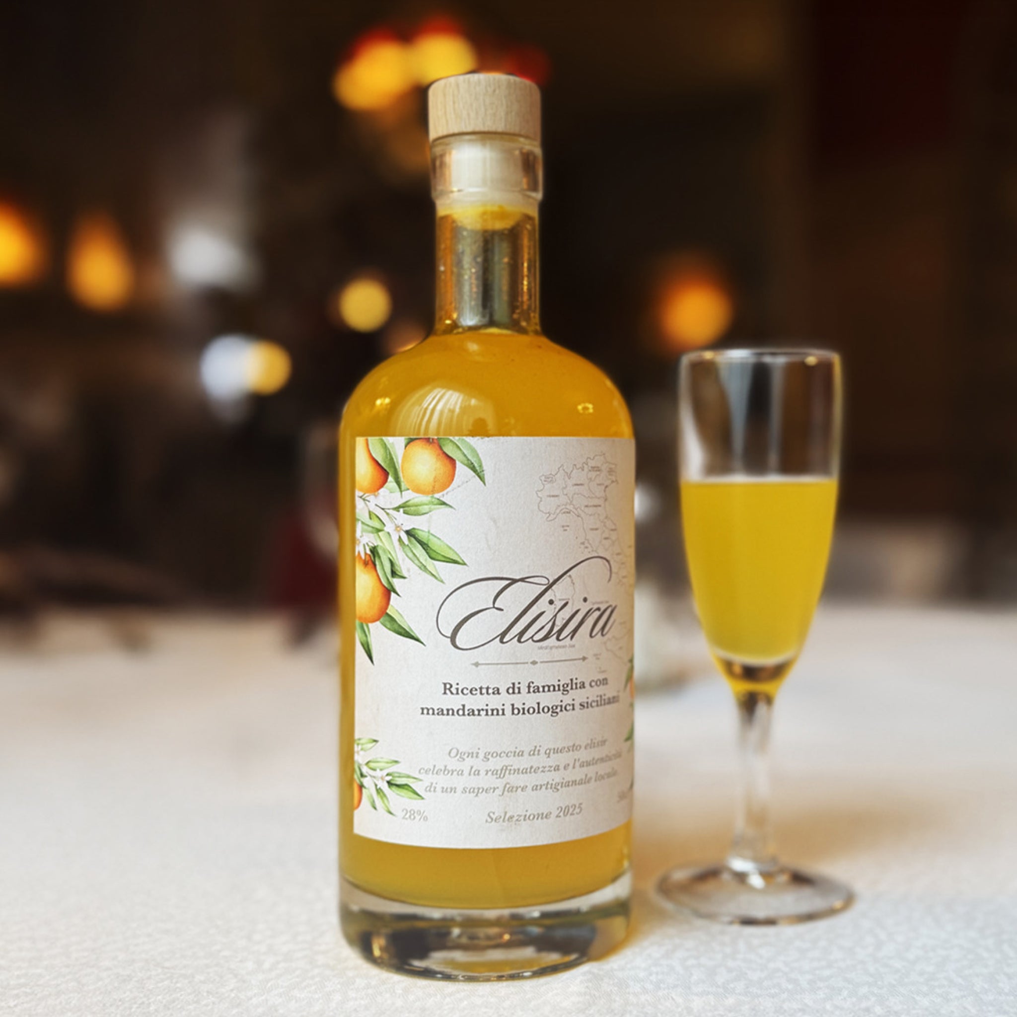 Mandarinello Elisira, flacon artisanal - GILDA épicerie fine Genève