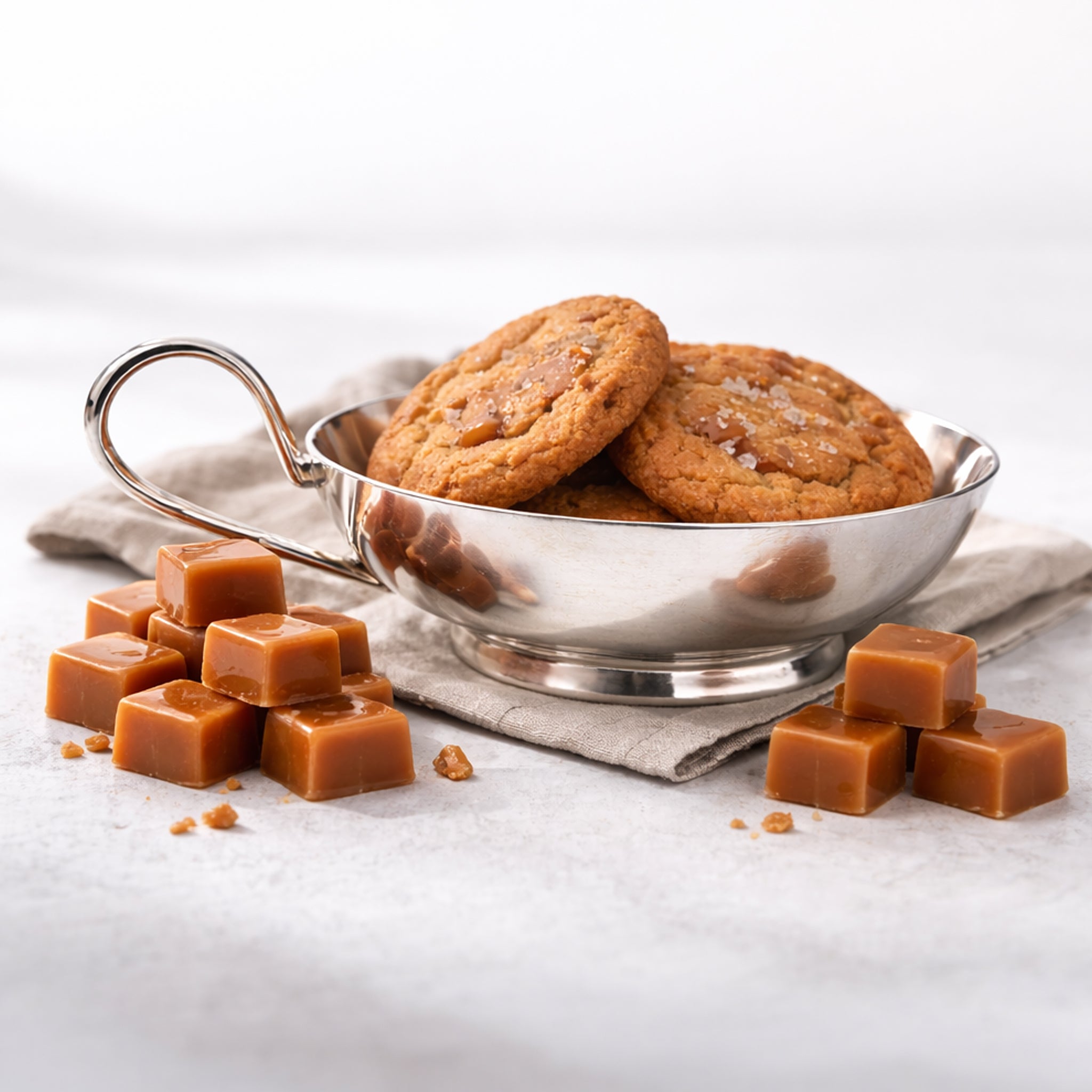 Biscuits caramel beurre salé Marabissi, boîte métal - GILDA épicerie fine Genève