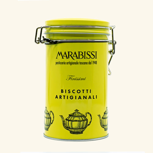 Biscuits citron et gingembre Marabissi 200g, boîte métal collector - GILDA épicerie fine Genève