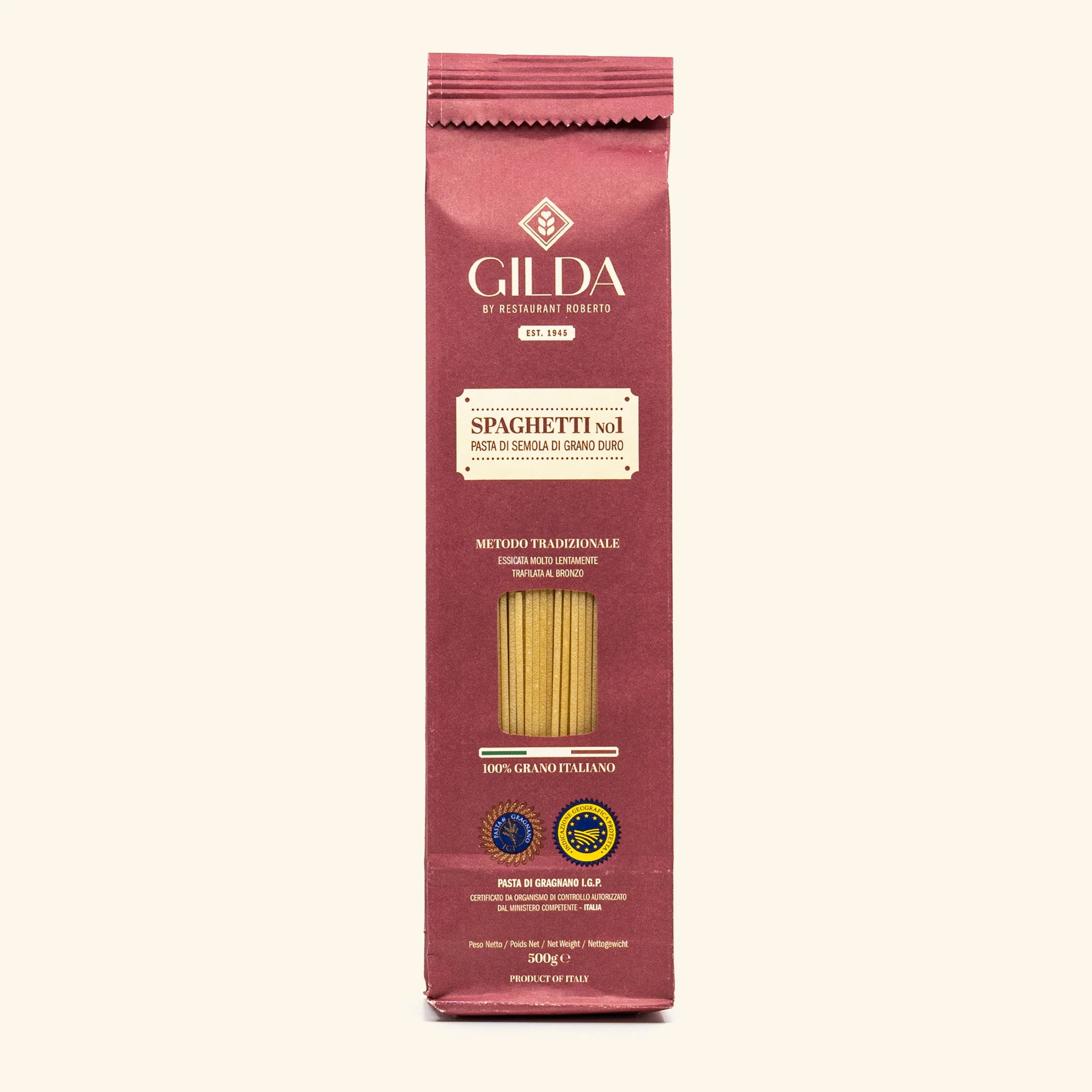 Spaghetti n°1 di Gragnano IGP - GILDA (500g)